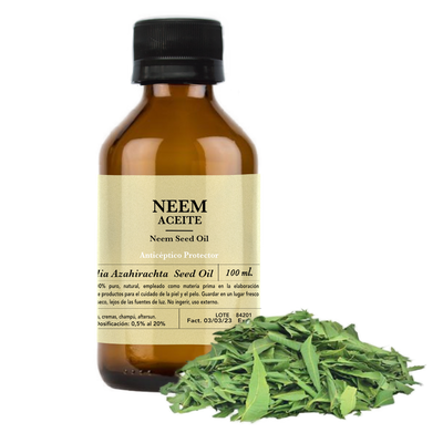 Aceite de Neeem anticéptico para psoriasis y caspa